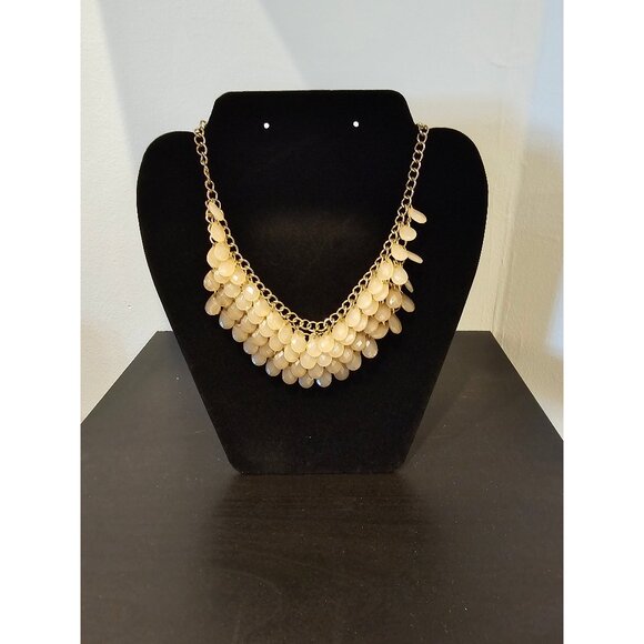 Arabella Bridal Jewelry - Peach Ombre Layered Bead Necklace